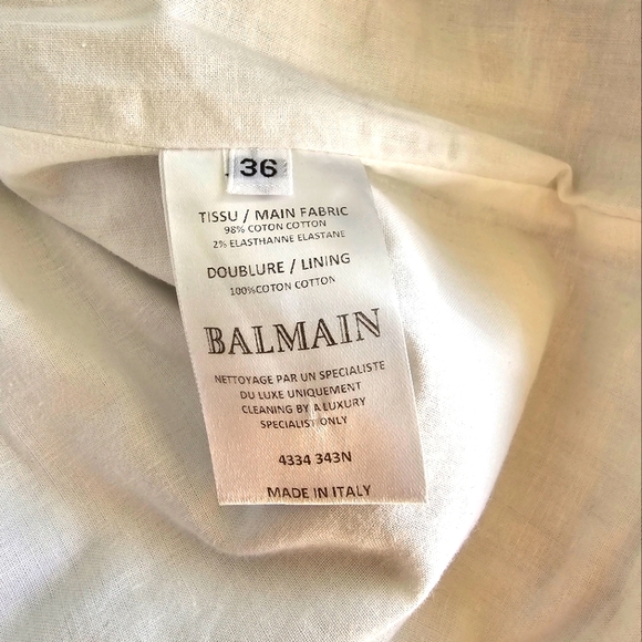 Balmain Women's Denim Skirt - Picture 15 of 16